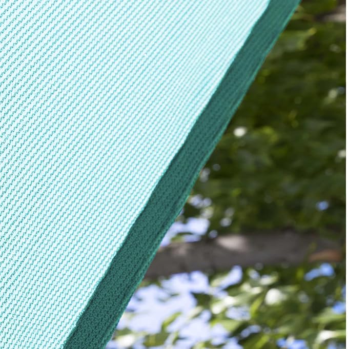 Amgo Custom Size 7' x 11' x 13' Turquoise Triangle Sun Shade Sail Order to Make - Image 8