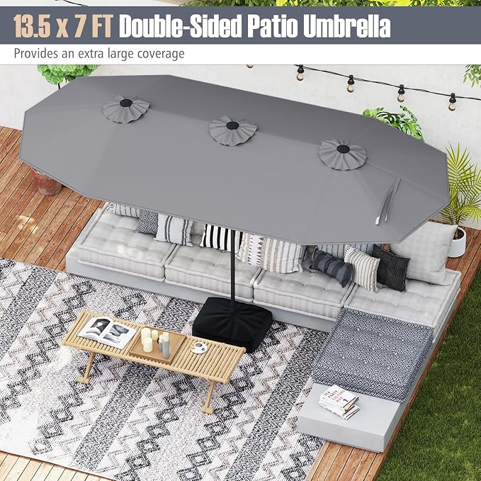 Tangkula 9 Piece Rattan Outdoor Dining Set - Image 4