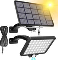 JACKYLED Upgraded Solar Flood Lights Outdoor Motion Sensor, 1000 Lumens Dusk to by JACKYLED