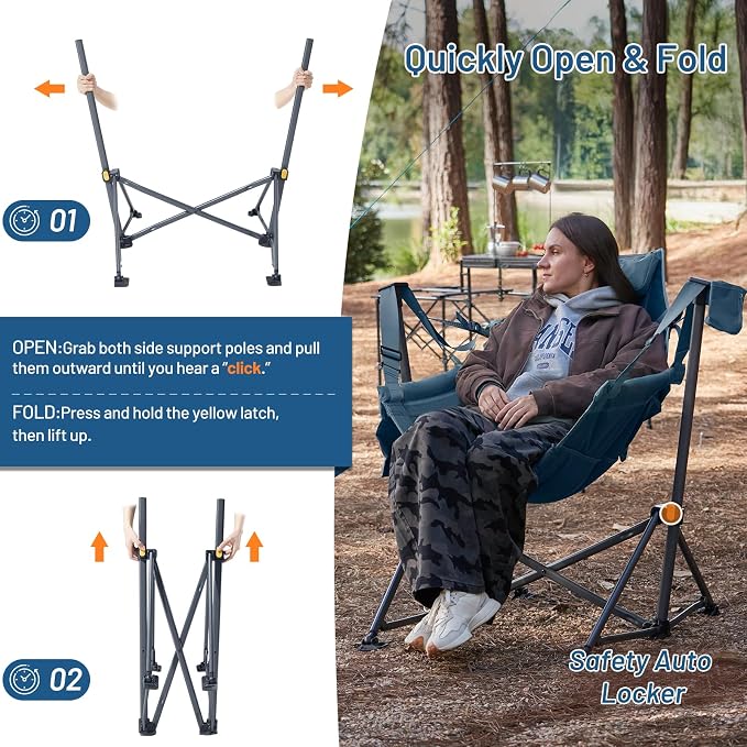 TIMBER RIDGE Hammock Camping Chair - Image 7