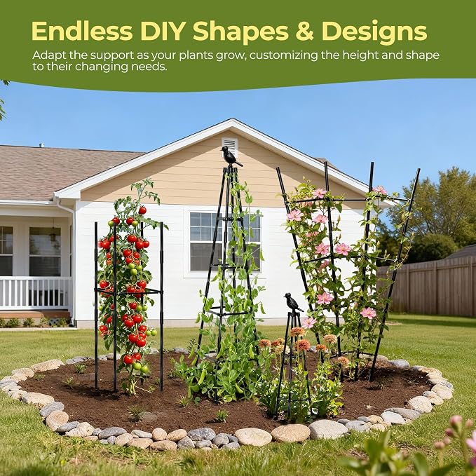 Garden Trellis for Climbing Plants Outdoors, Vegetables - Image 2