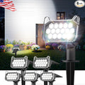 WdtPro Solar Spot Lights Outdoor Waterproof, 6 Pack, Bright Solar Landscape by WdtPro