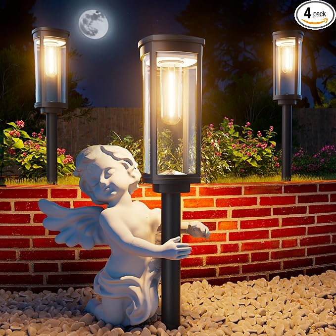 Solar Pathway Lights Outdoor, IP65 Waterproof Auto On/Off Solar Garden Lights by Professionalproductionofsolarlightsoutdoor%EF%BC%9A%EF%BC%89