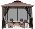 COBIZI Gazebo 10x10 Heavy Duty Gazebos by COBIZI
