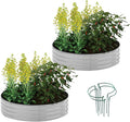 Galvanized Metal Planter Raised Garden Bed Kit by ZFHgarden