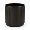 Amazon Basics Fluted Ceramic Round Planter by AmazonBasics