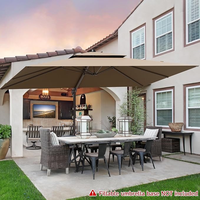9x12FT Cantilever Patio Umbrella - Image 2