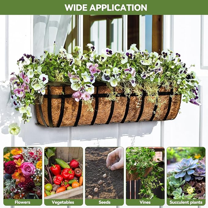 2Pcs Trough Coco Liner 36" Coco Coir Liners - Image 7