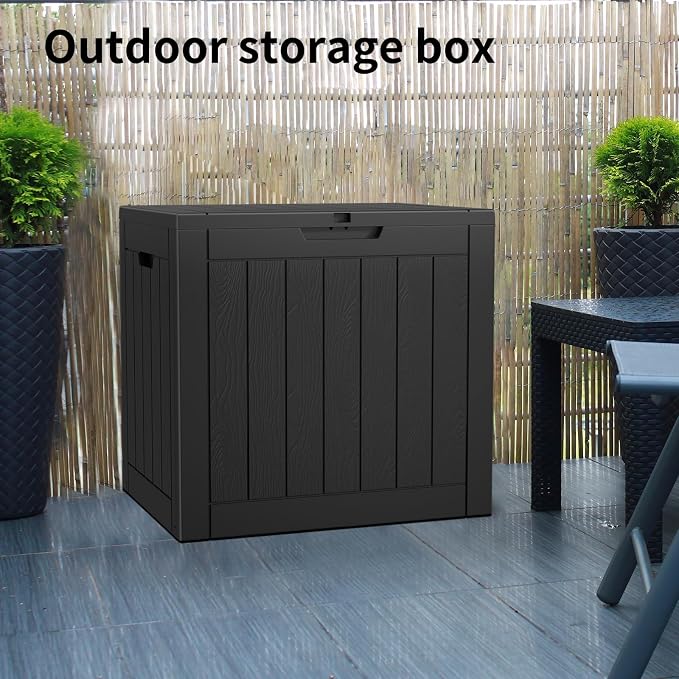 ROJIK 37 Gallon Outdoor Storage Box, Deck Box - Image 3