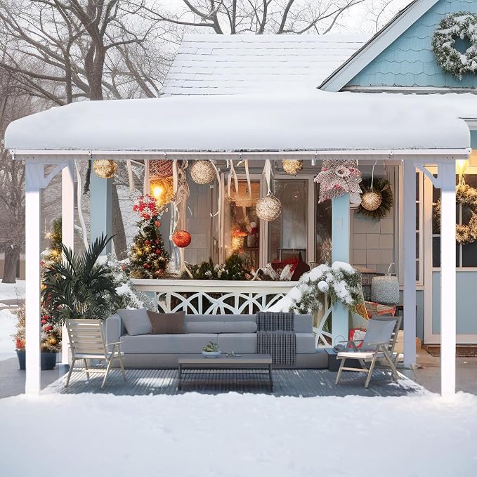 AECOJOY 12' x 8' Outdoor Gazebo Pergola - Image 4
