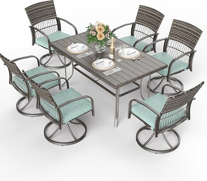Pamapic 7-Piece Outdoor Dining Set by Pamapic
