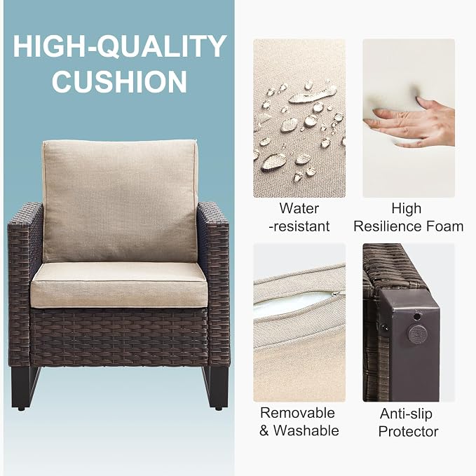 Belord 7 Pieces Patio Furniture Set - Image 4