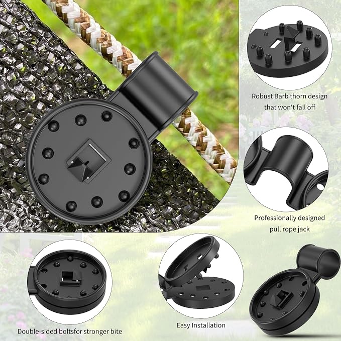 Heavy Duty Round Shade Cloth Clips 40 Pcs - Image 4