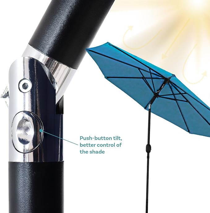 Sunnydaze Outdoor Patio Umbrella - Image 3