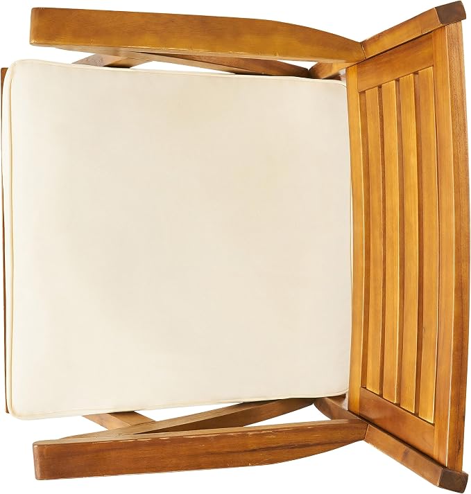 Christopher Knight Home Hermosa Acacia Wood Dining Set, 5-Pcs Set, Teak Finish - Image 13