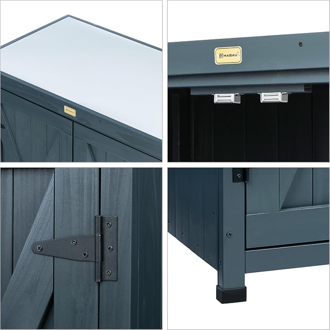 HABAU Outdoor Storage Cabinets Weatherproof - Image 5