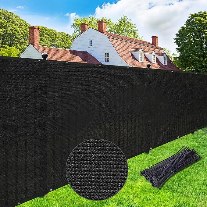 UPGRADE Privacy Screen Fence 8' x 25' Commercial Shade Cover by UPGRADE