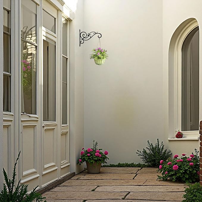 AIM & GGKK Metal Plant Hanger Hook – 2 Pack Hanging Plant Holder - Image 7