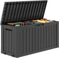 Outdoor Storage Box, Resin Deck Boxes Indoor and outdoor, Waterproof Storage by NBYSGO