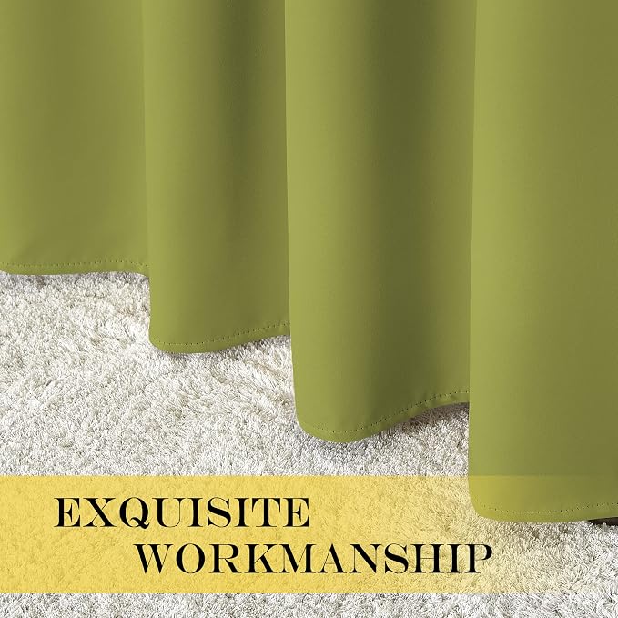 NICETOWN Blackout Short Curtain 63 inches Long - Image 5