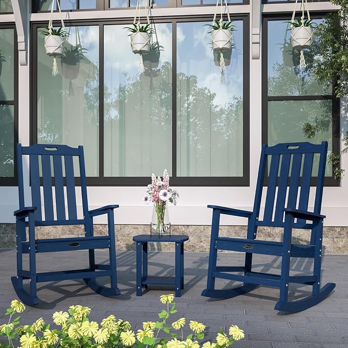 Oversized Rocking Chair Set of 8, Outdoor Rocking Chair - Image 2