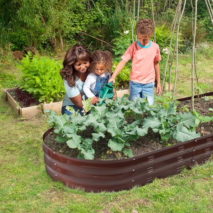 GADI 67-Inch Raised Garden Bed, Metal Planter Box - Image 7