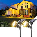 ROSHWEY Solar Spot Lights Outdoor Spotlight 18 LED Waterproof Landscape by ROSHWEY