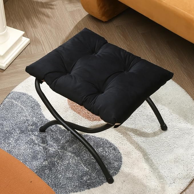 15" Foldable Foot Stool Ottoman - Image 6