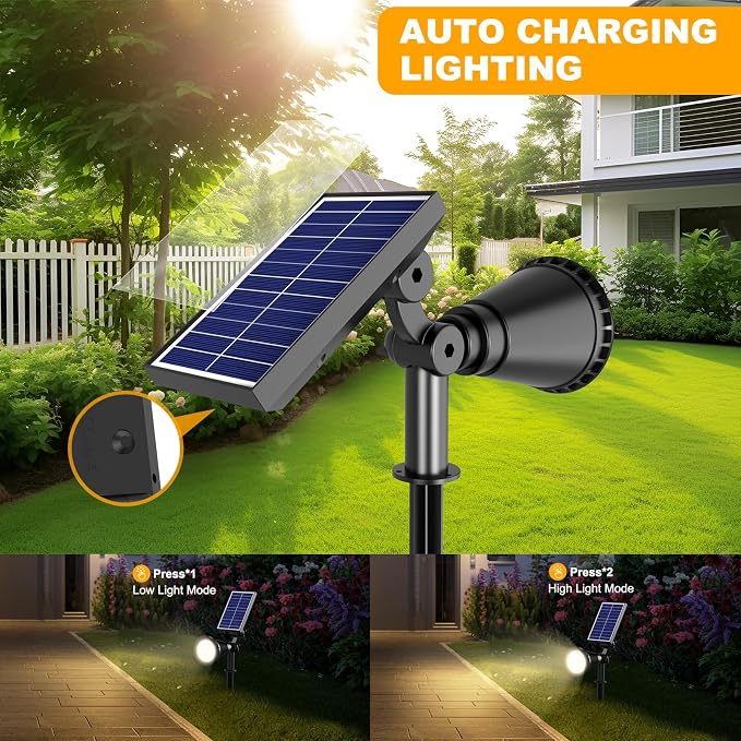 Solar Spotlight Outdoor Waterproof, 36 LED Outdoor Solar Lights - Image 5