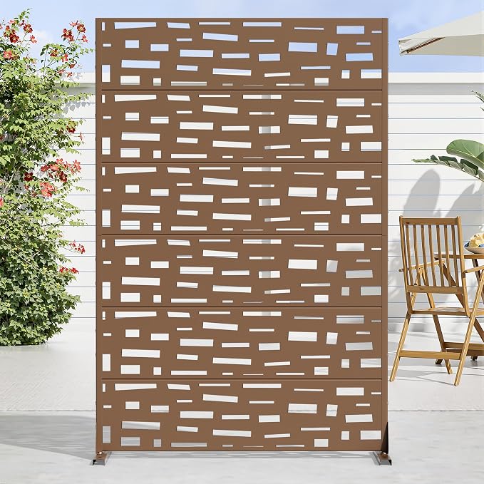 Casaphoria Metal Privacy Screen Outdoor by Casaphoria