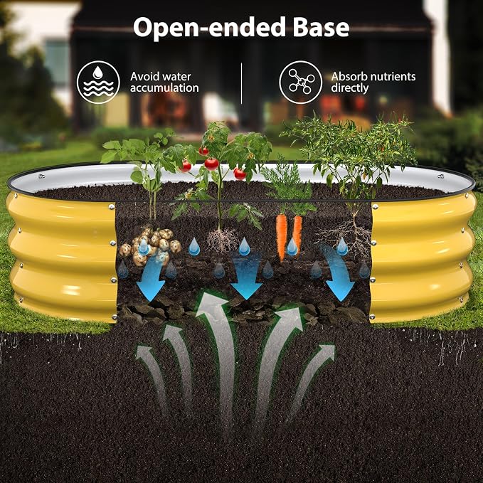 Raised Garden Bed Kit, Metal Garden Beds - Image 5