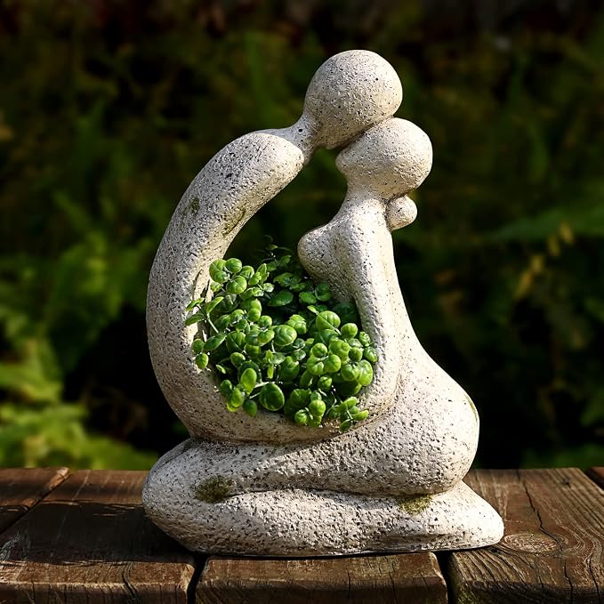Unique Planters for Indoor Outdoor Plants Head Face Planter Pot Large Succulent - Image 3