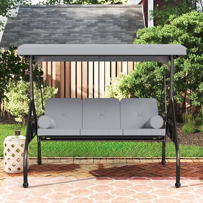 Oakcloud 3-Seat Outdoor Porch Swing - Image 7