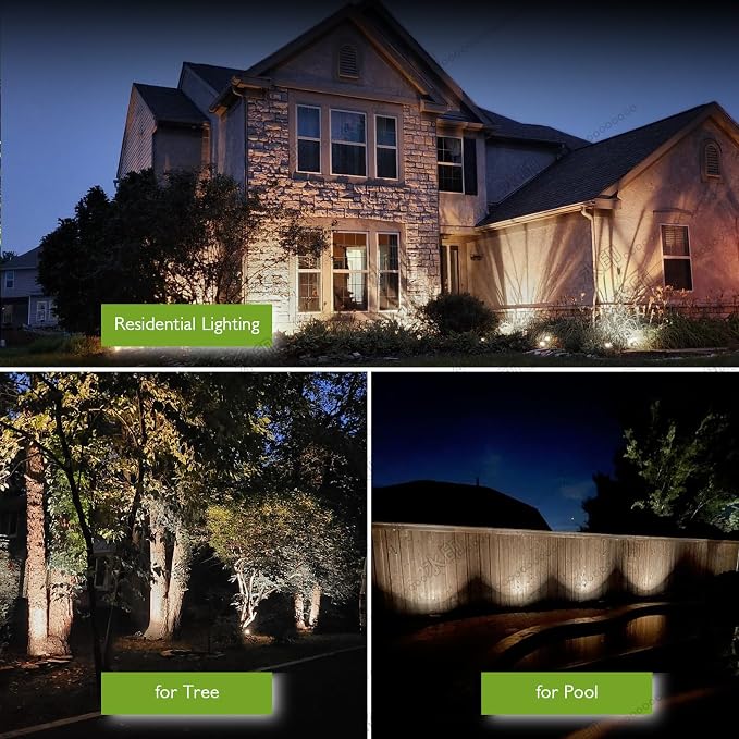 Outdoor Spotlight Cool White 6000K, 10W LED Spot Lights Outdoor - Image 6