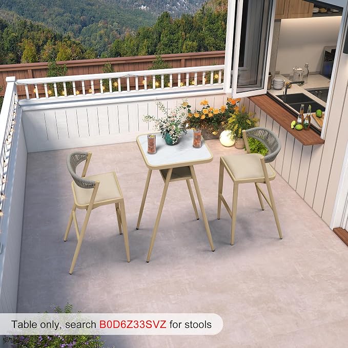 PURPLE LEAF Bar Height Table Coffee Table - Image 8