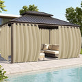 Gazebo Curtains Outdoor Waterproof 6 Panels by RichSets