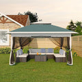 Canopy Tent 13x13 ft, Pop Up Gazebo One-Push Setup by GarveeLife