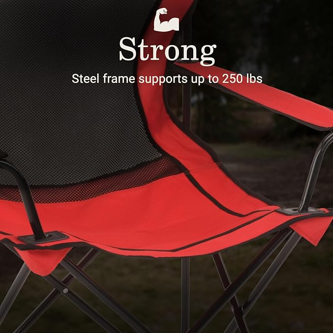 Coleman Broadband Mesh Quad Camping Chair - Image 2