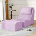 Giant Bean Bag Chair for Adults, Corduroy Chaise Lounge by SnugSofeeFoamSofa