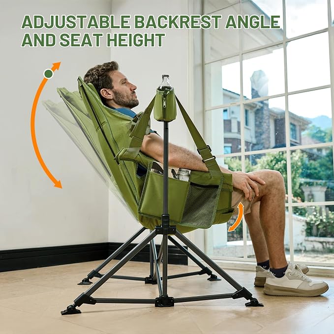 TIMBER RIDGE Hammock Camping Chair, Oversized Swinging Hammock Chair - Image 6