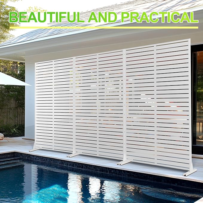 Outdoor Privacy Screen, Freestanding Privacy Fence Panels - Image 3