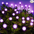 Solar Garden Lights 16 LEDs, 2 Pack 8 Heads, Outdoor Waterproof, Swaying by ZFNN