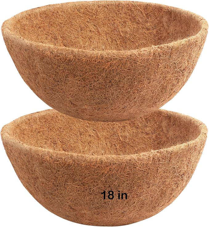 Y&M 2pcs 18“ Round Coconut Fiber Liner by YM