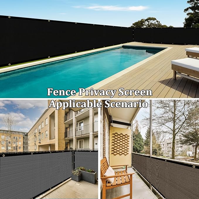 Shade&Beyond 4' X 50' Fence Privacy Screen Heavy Duty 170 GSM Fencing Mesh - Image 5