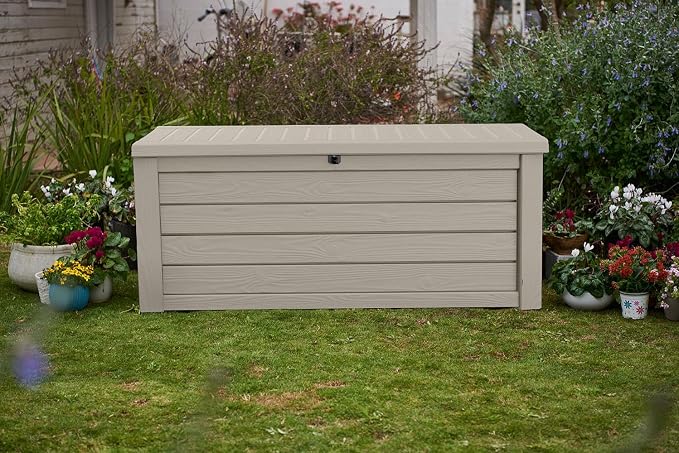 Keter Westwood 150 Gallon Resin Large Outdoor Storage Box - Image 2