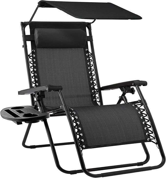 Best Choice Products Folding Zero Gravity Outdoor Recliner Patio Lounge Chair by BestChoiceProducts