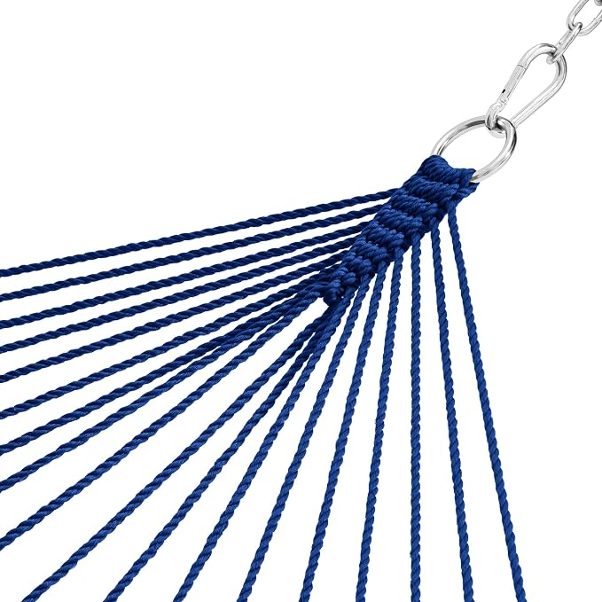 Lazy Daze Hammocks 10.5 FT Double 2 Person Caribbean Rope Hammock, Hand Woven - Image 3