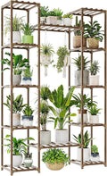 Bamworld Large Plant Stand Indoor Tall Plant Shelf Outdoor Corner Plant Holder by Bamworld