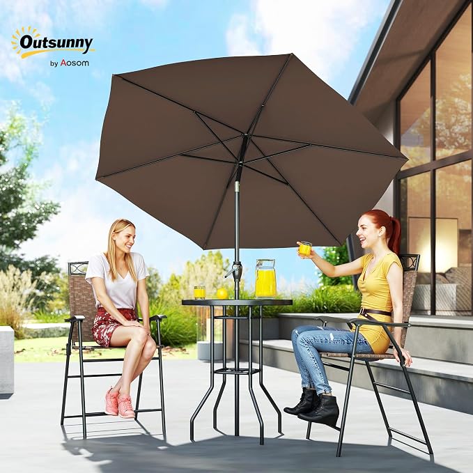 Outsunny 4 Piece Outdoor Bar Set - Image 2
