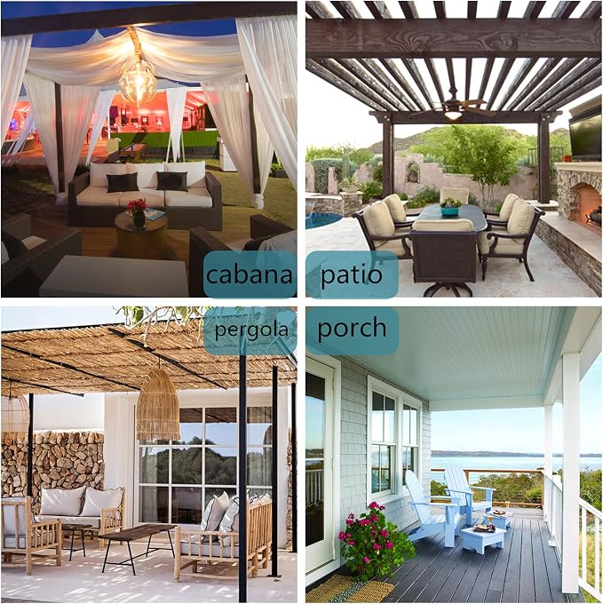 BONZER Wide Waterproof Outdoor Curtains - Image 8